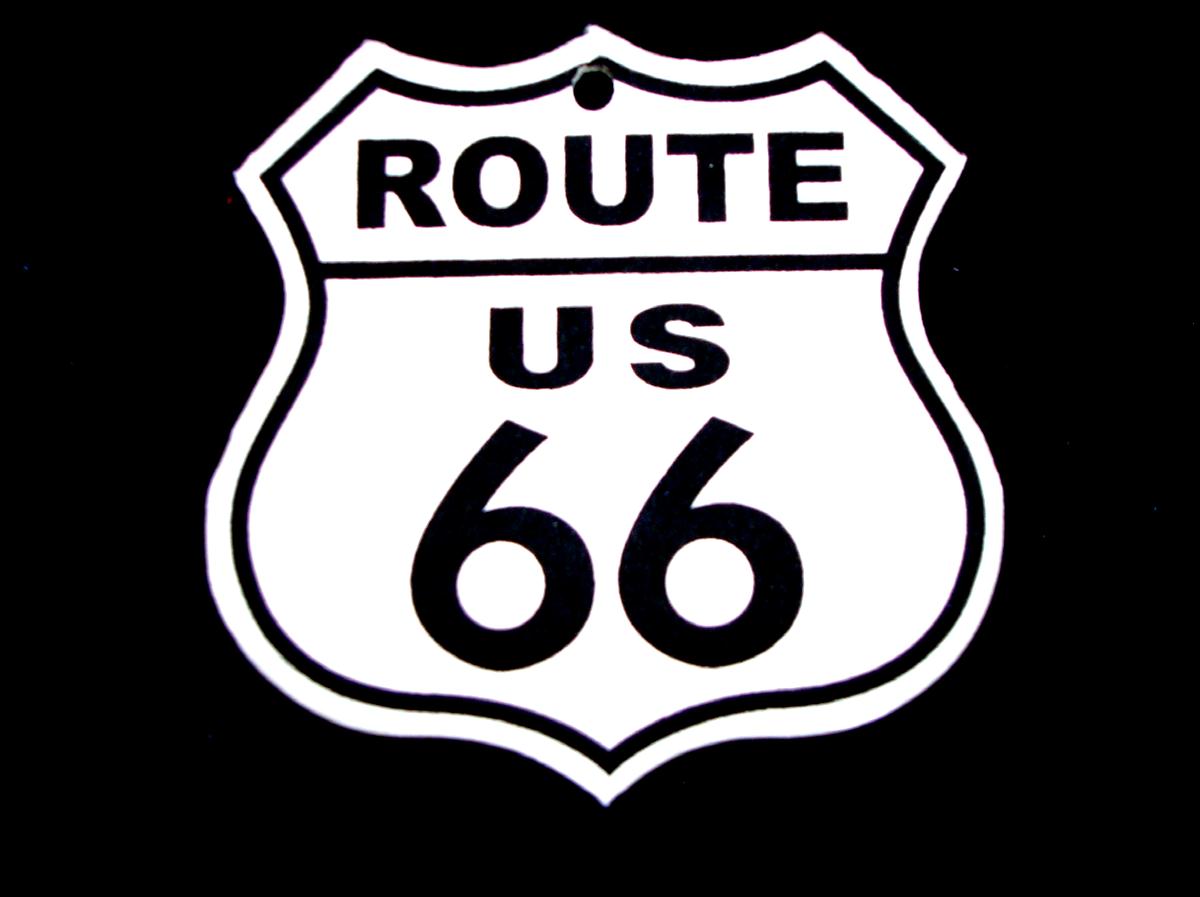 Route 66 Air Freshener - Click Image to Close